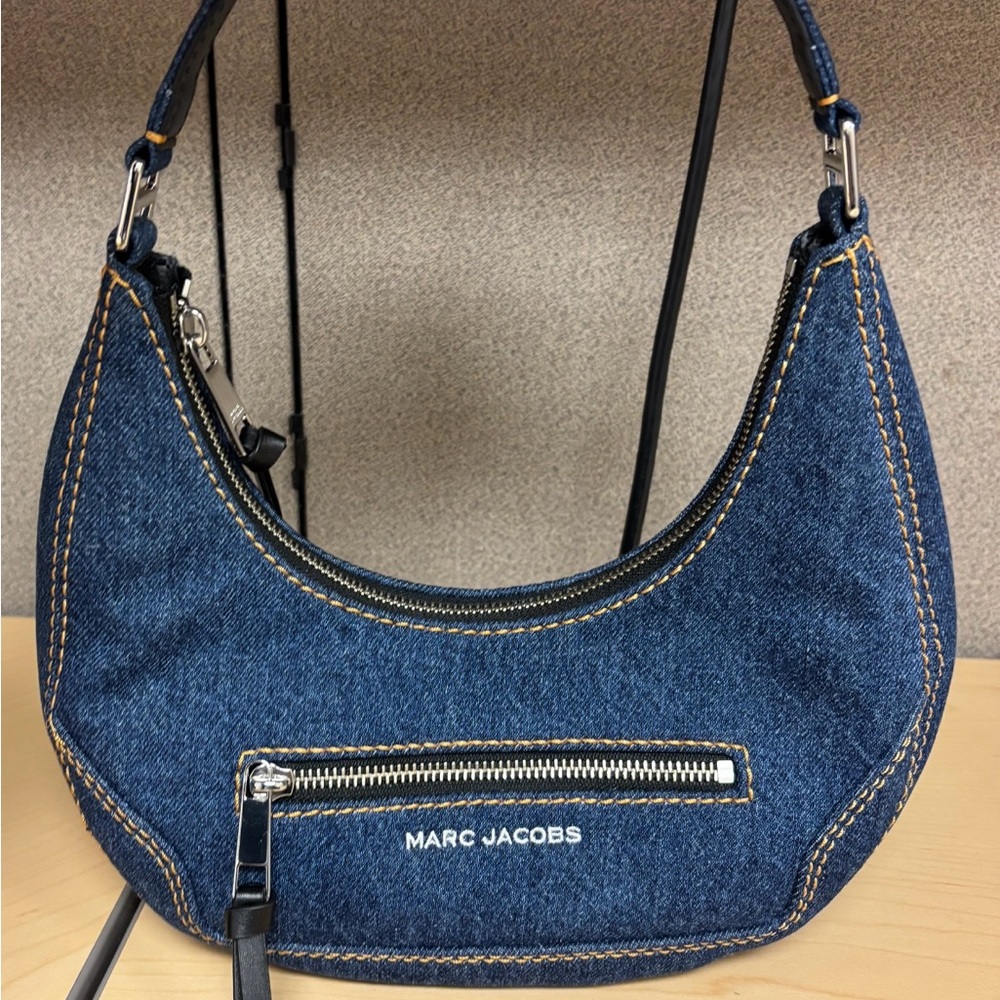 ❌SOLD❌ Marc Jacobs Denim Cruiser Crescent Shoulder Bag